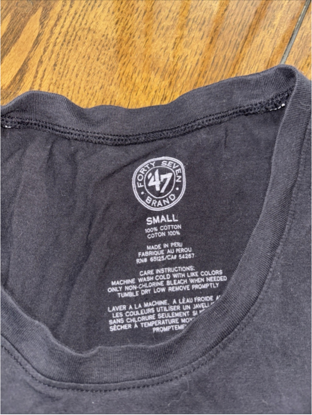 PHILADELPHIA EAGLES '47 BRAND BLACK WOMEN'S T-SHIRT SIZE SMALL - Picture 2 of 4